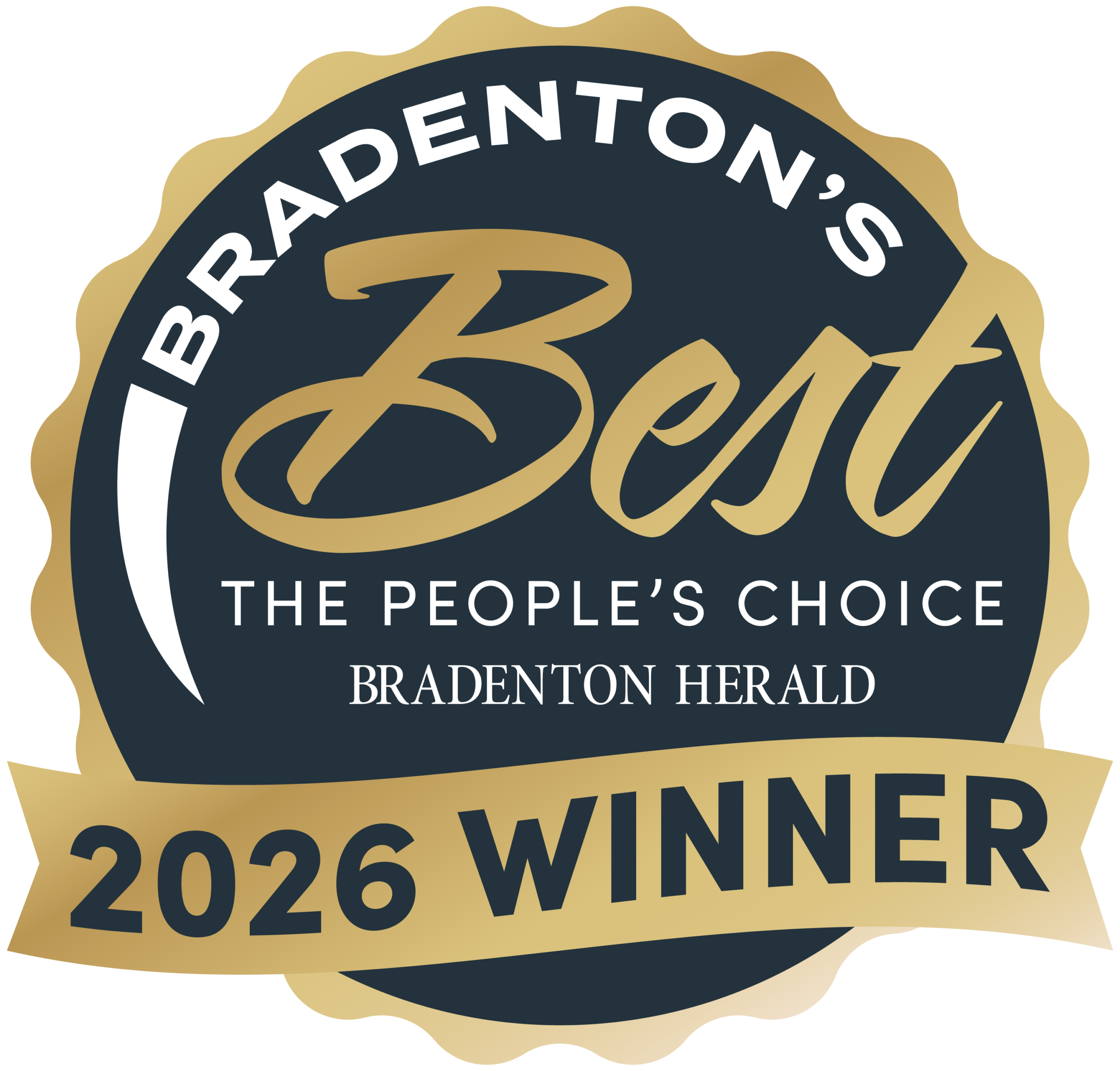 Bradenton's Best GOLD Winner Logo