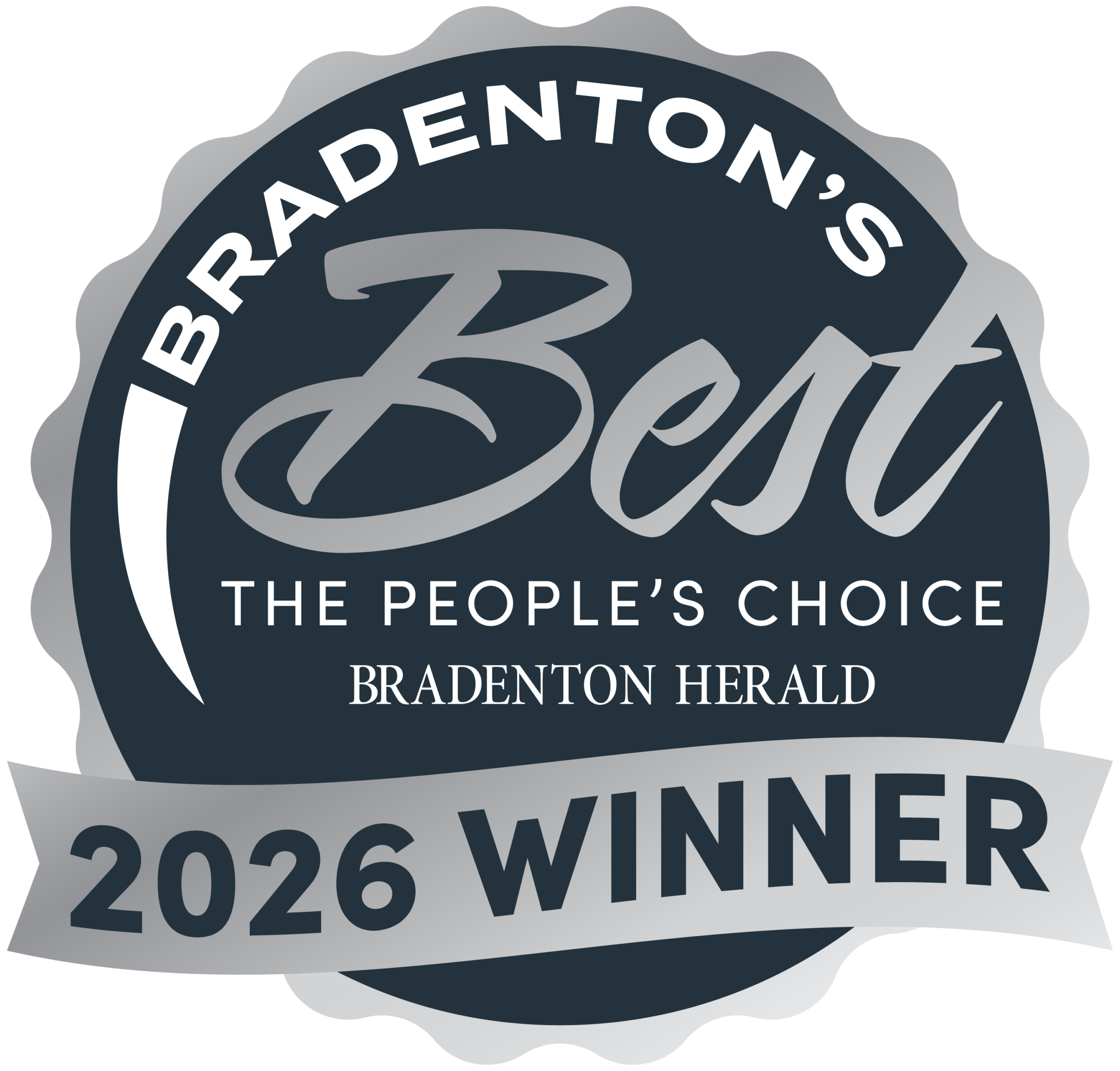 Bradenton's Best SILVER Winner Logo